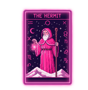 The Hermit Tarot Card