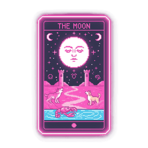 The Moon Tarot Card
